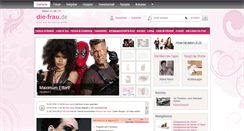 Desktop Screenshot of die-frau.de